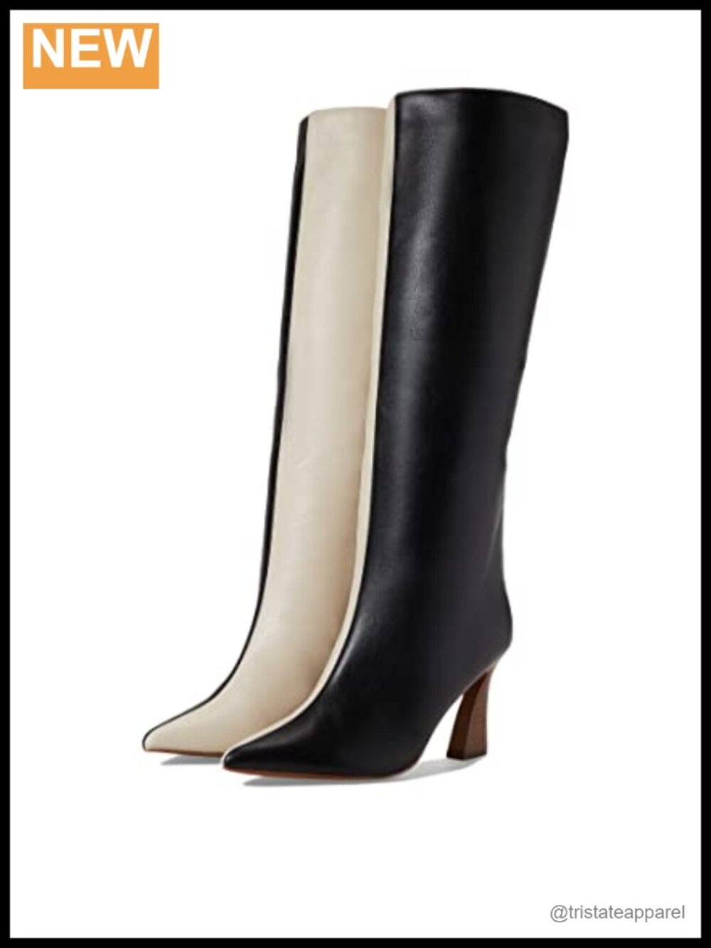 Knee High Block Heel Snow Boots Size EU 38